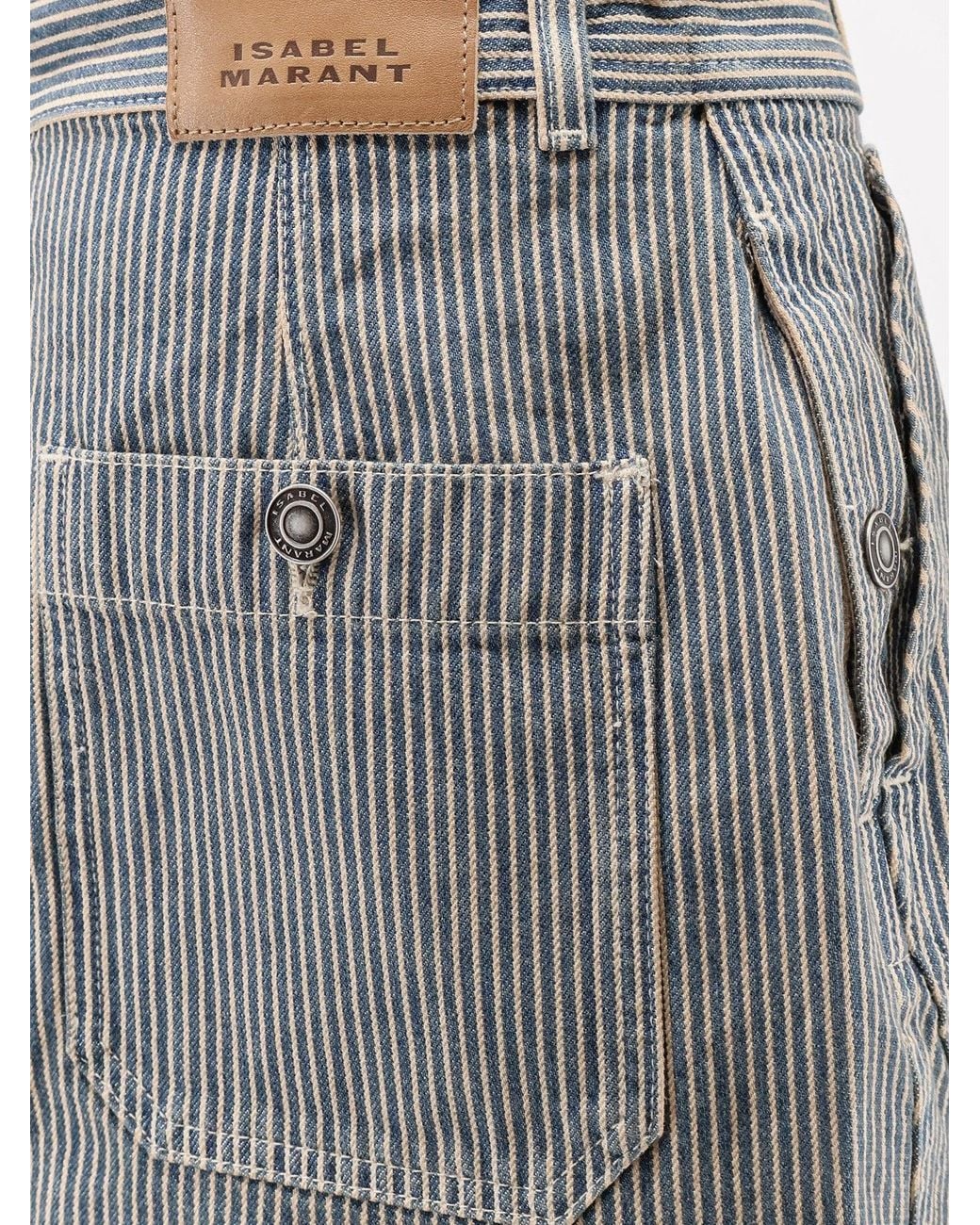 Isabel Marant Gray Skirt Estera Cotton