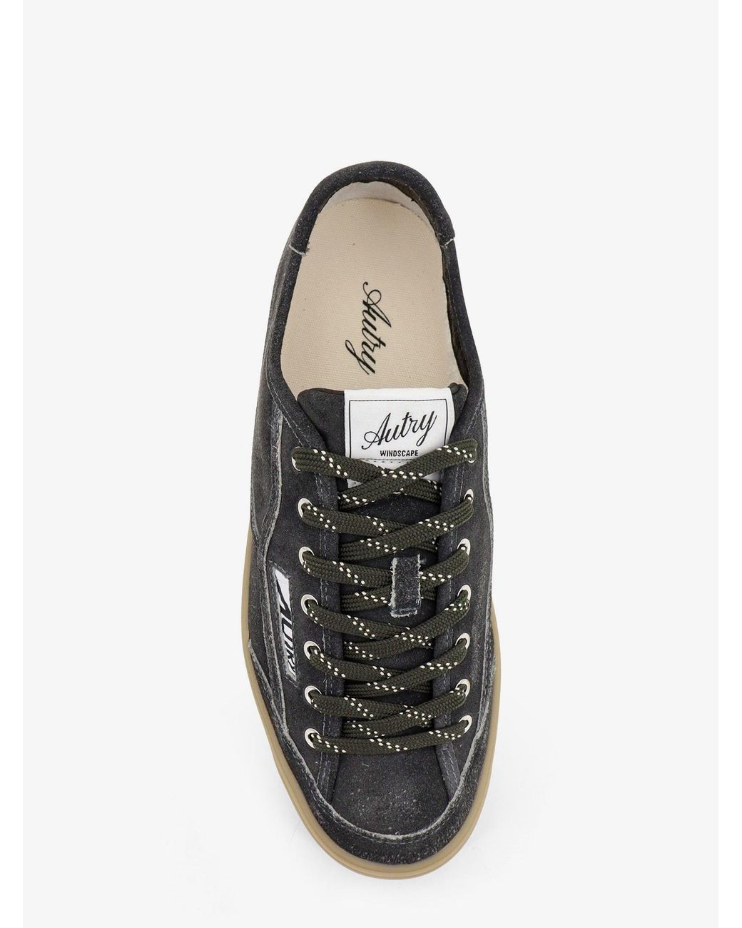 Autry Black Winscape Suede Sneakers for men