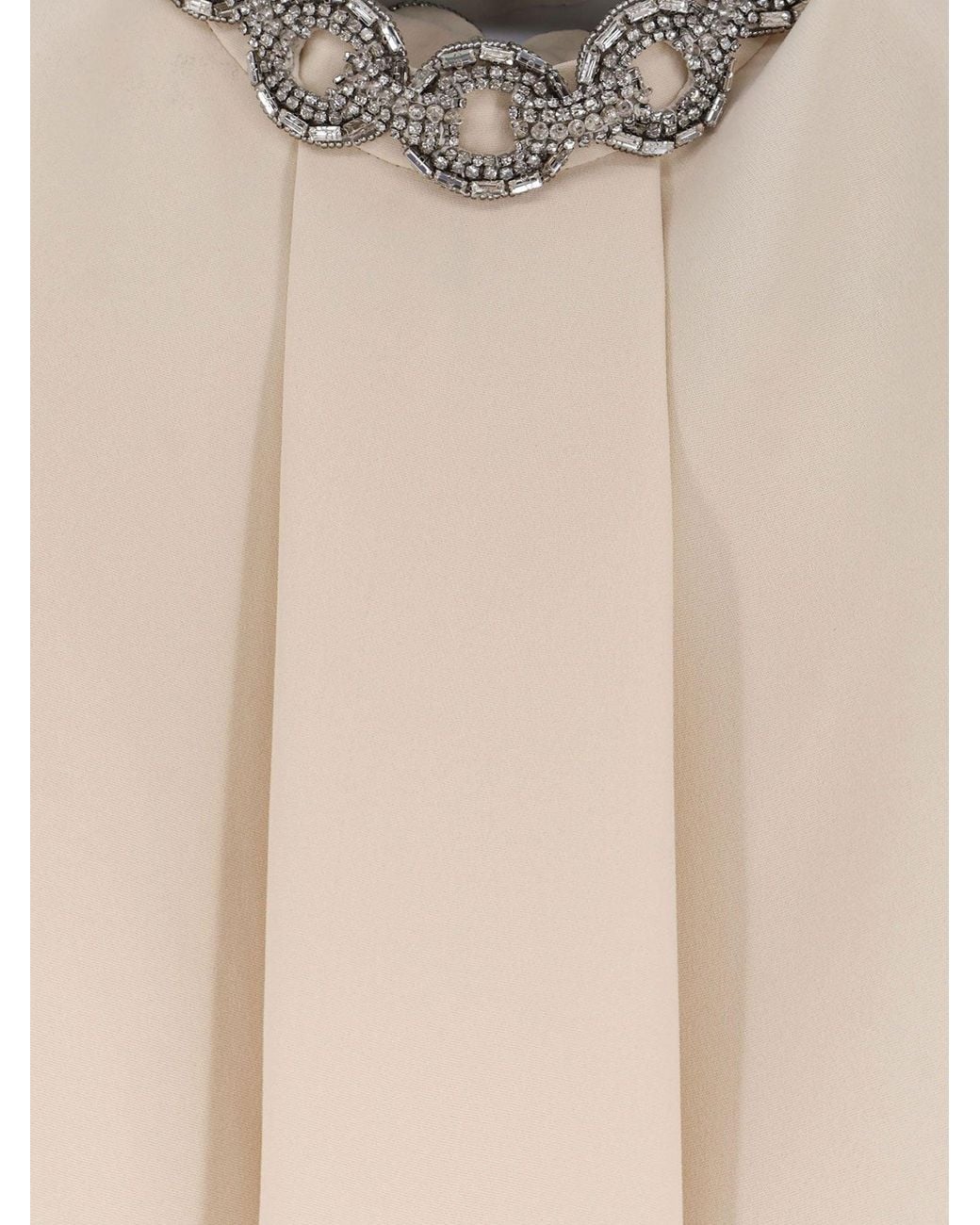 Valentino Natural Mini Dress Cady Couture