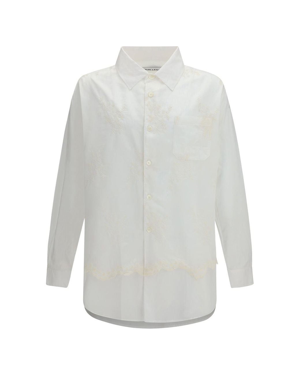 Our Legacy White Vast Shirt Cloud Breezey Cotton for men