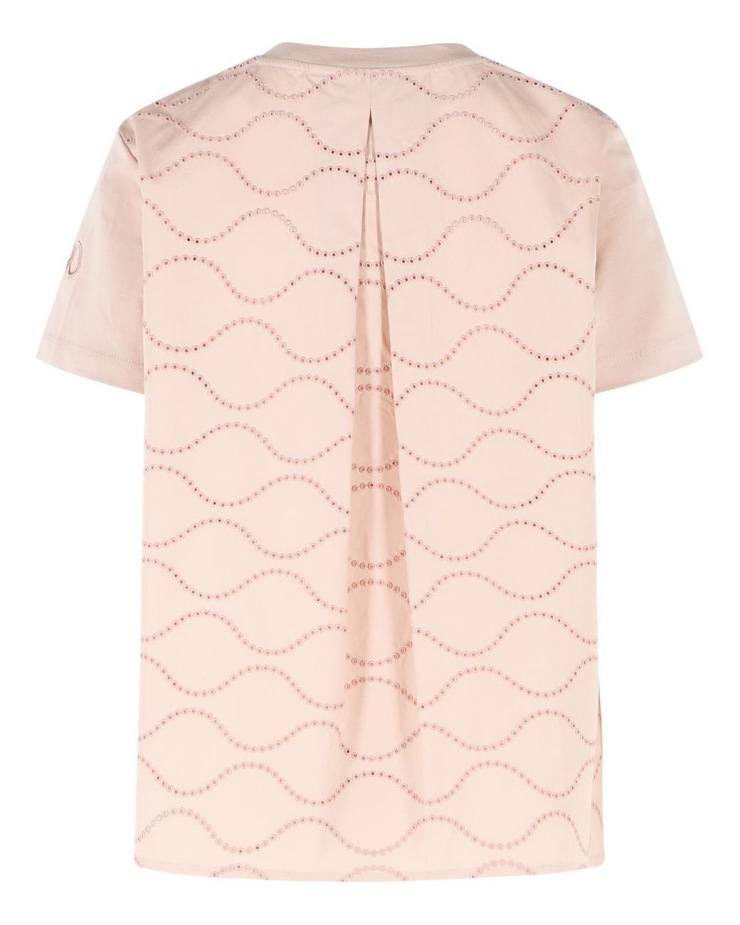 Moncler Pink Cotton T-Shirt