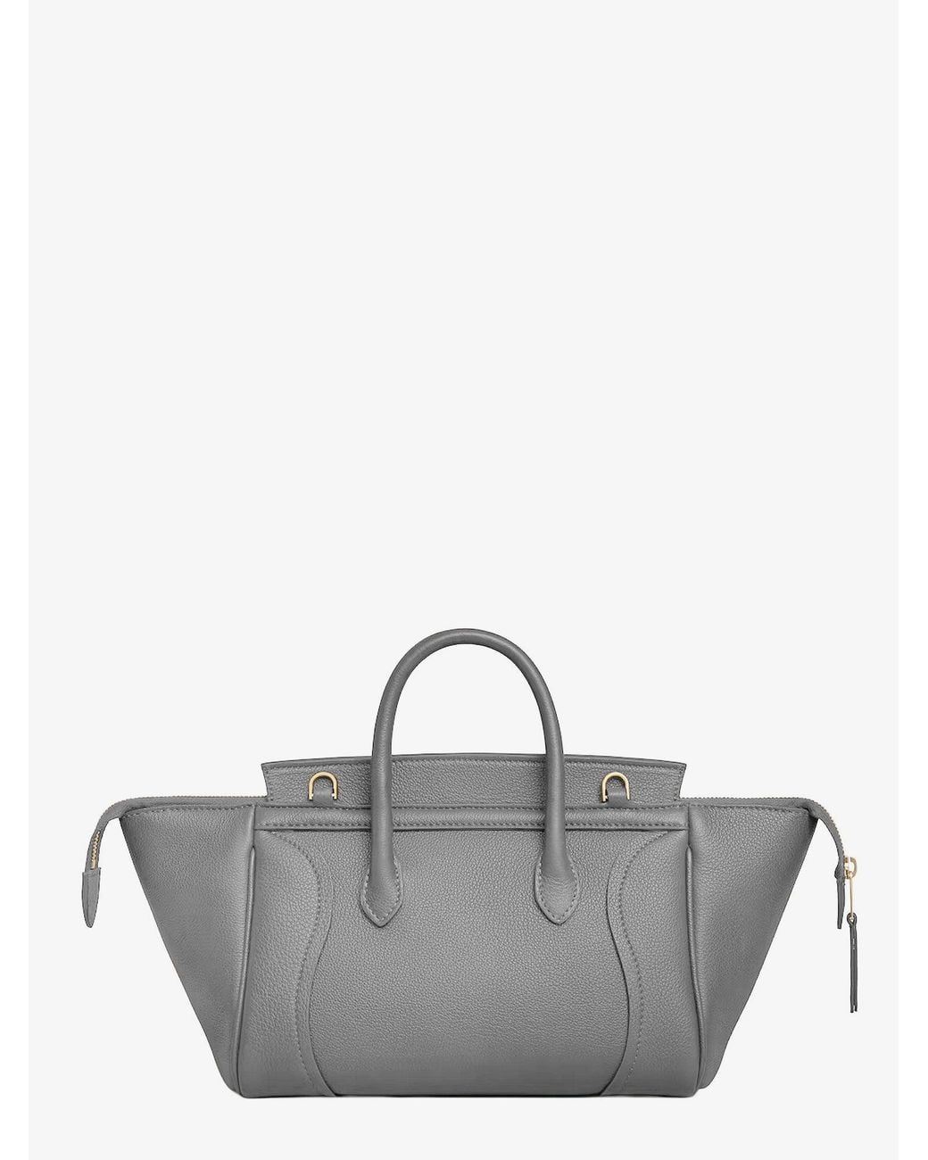Céline Gray Luggage Small Leather Crossbody Bag