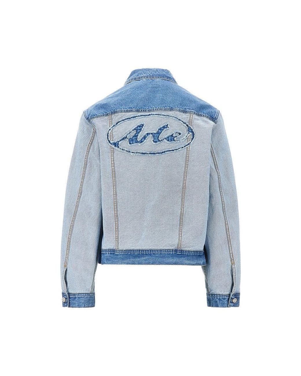 Arte' Blue Inside/Out Denim Jacket for men