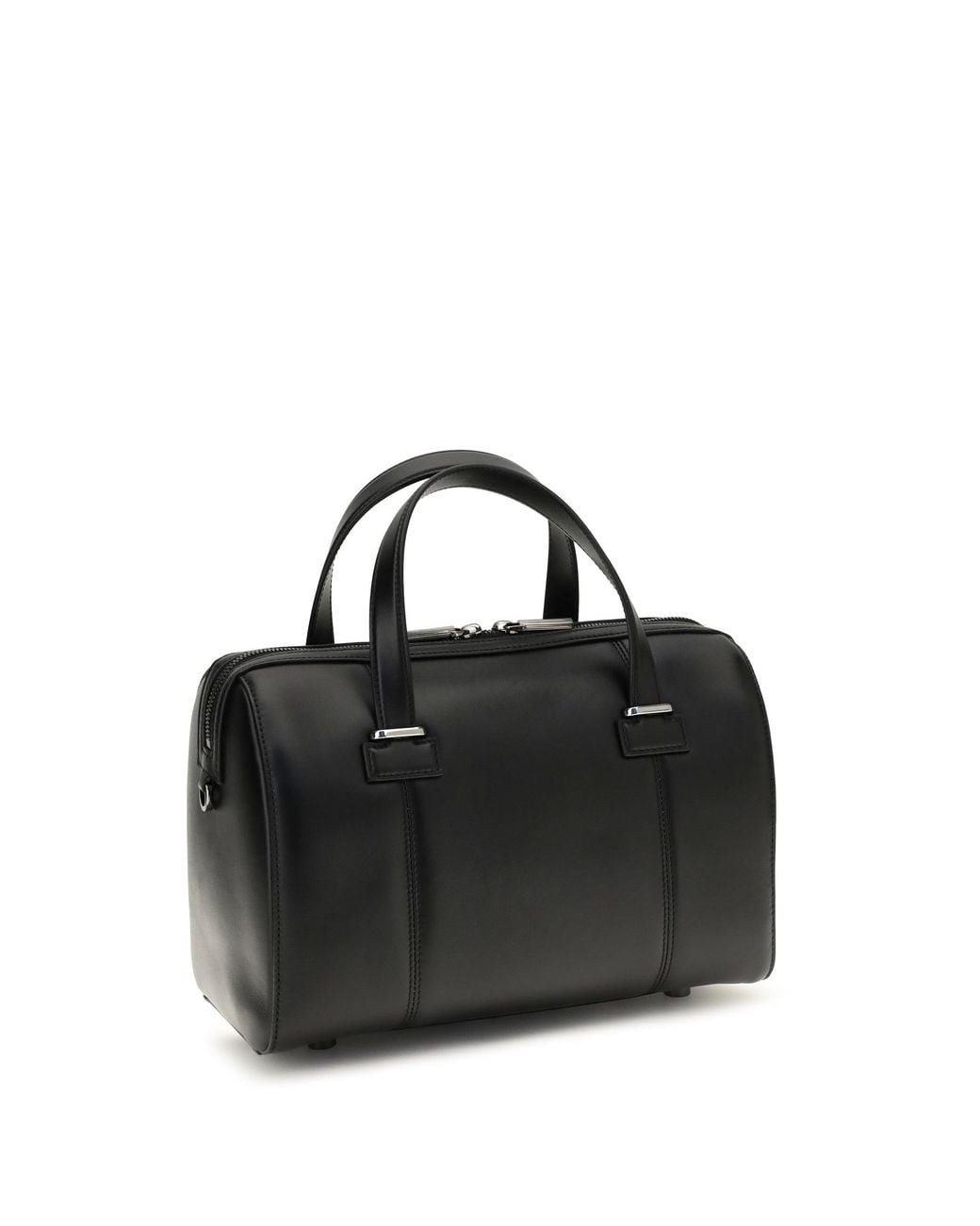 Christian Louboutin Black Small Tactical Leather Handbag for men