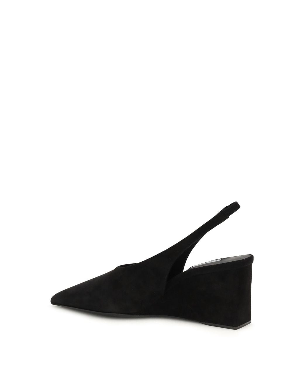 Alaïa Black Pumps Cube Wedge Slingback Goatskin (Hircus Goatskin)