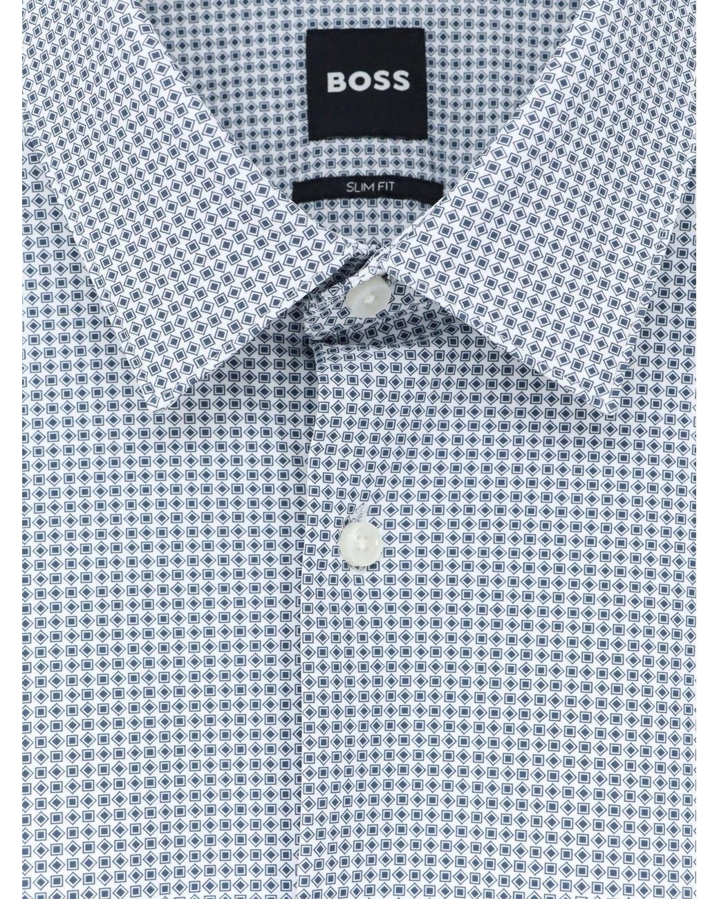 Boss Blue Hank Jersey Shirt for men