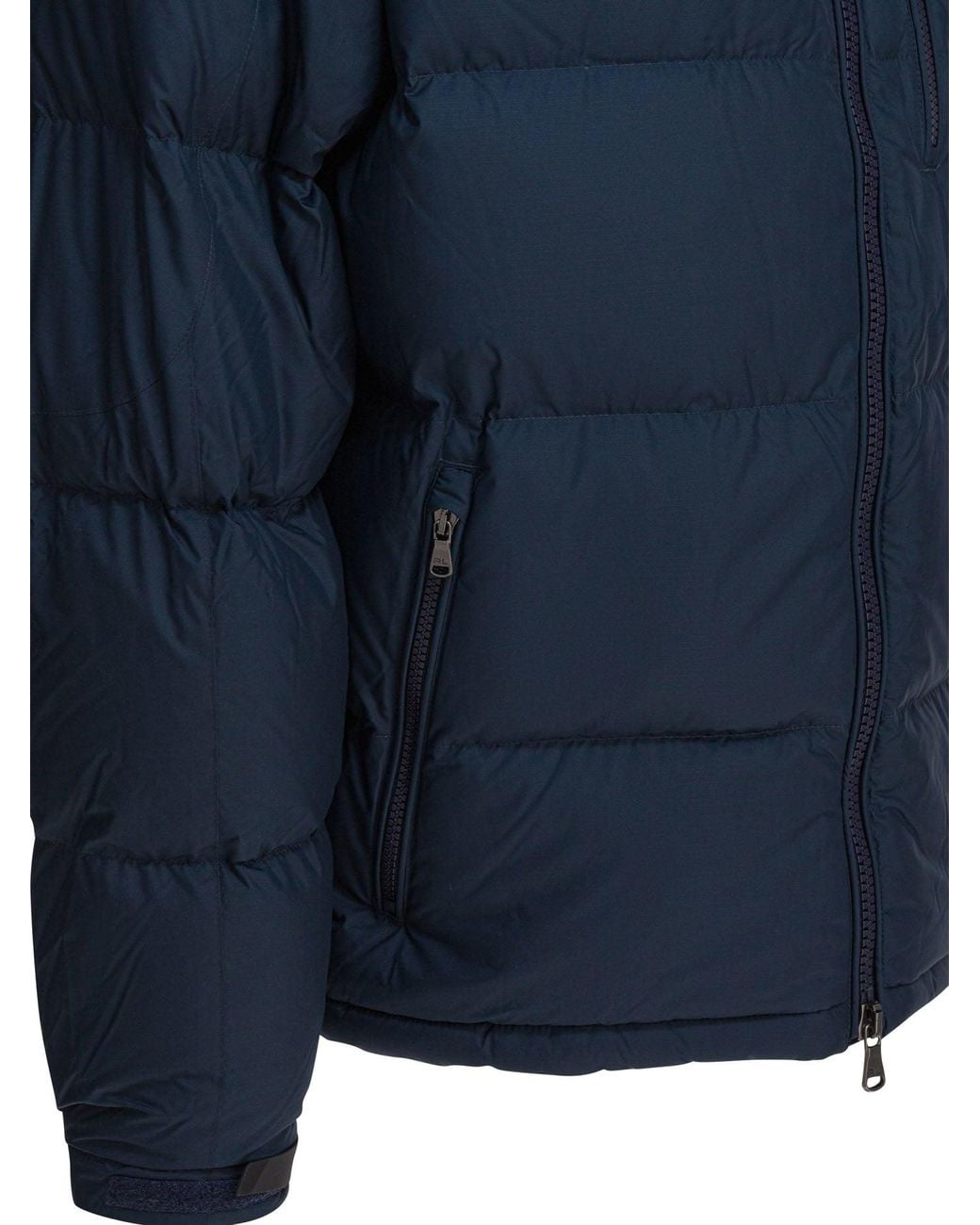 Polo Ralph Lauren Blue Gorham Down Jacket With Detachable Hood for men