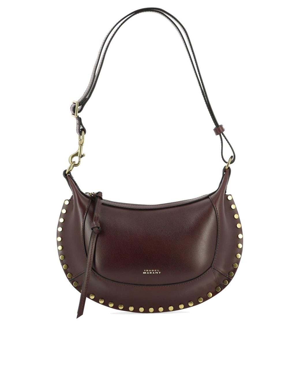 Isabel Marant Brown "Oskan Moon" Shoulder Bag