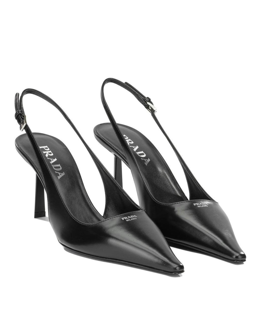 Prada Black Heeled Shoes