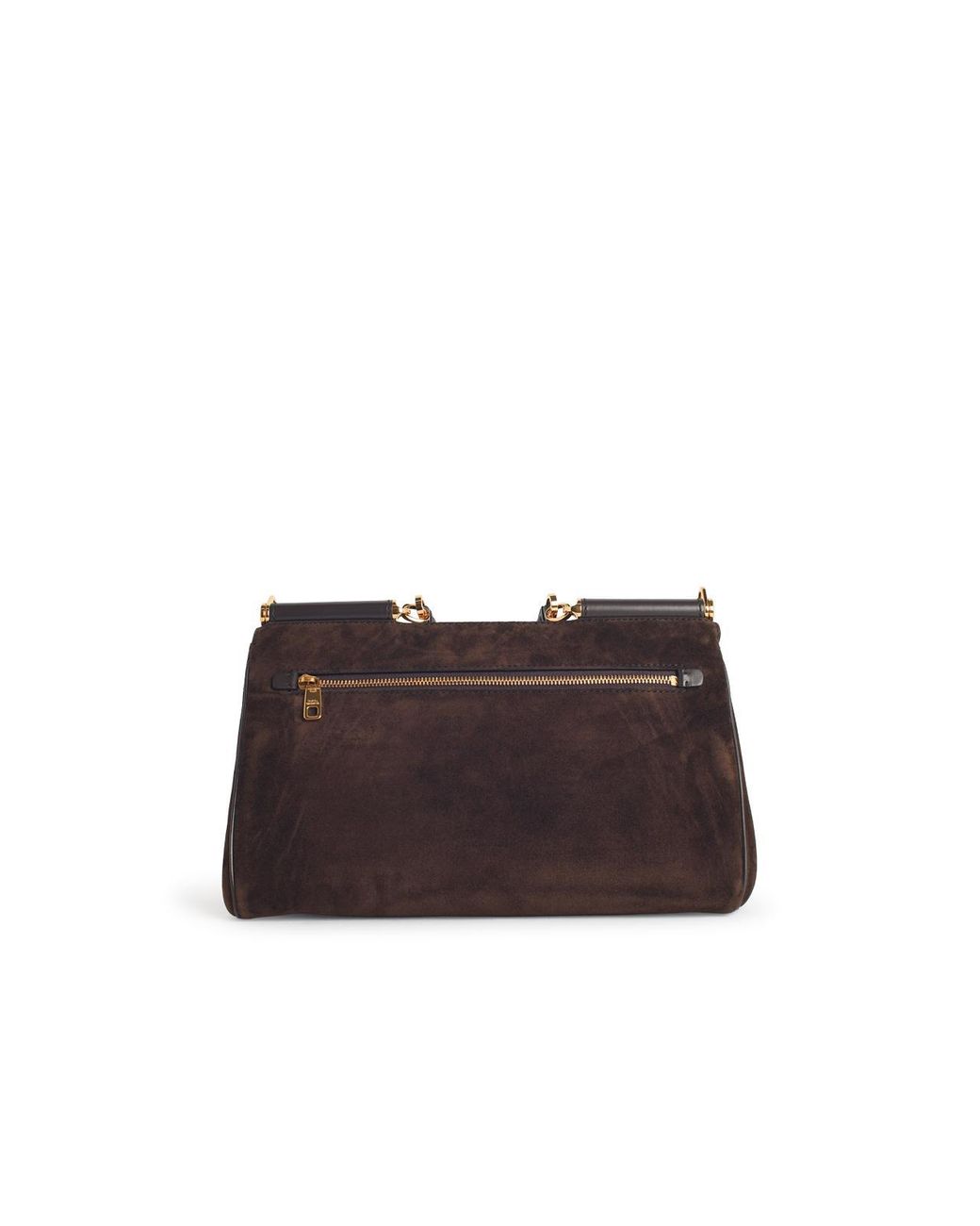 Dolce & Gabbana Brown Sicily' Ebony Leather Bag
