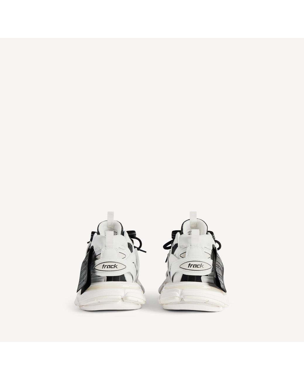 Balenciaga White Track Shirt Sneakers for men