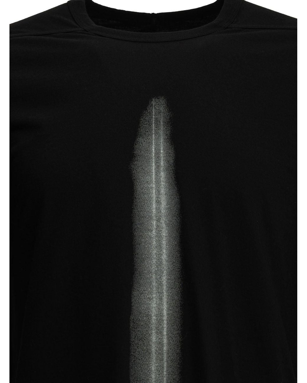 Rick Owens Black "Level" Crew-Neck T-Shirt for men