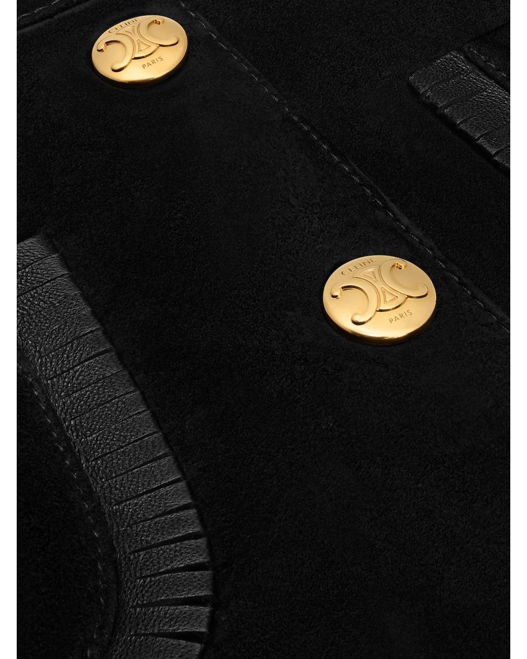 Céline Black Suede Miniskirt
