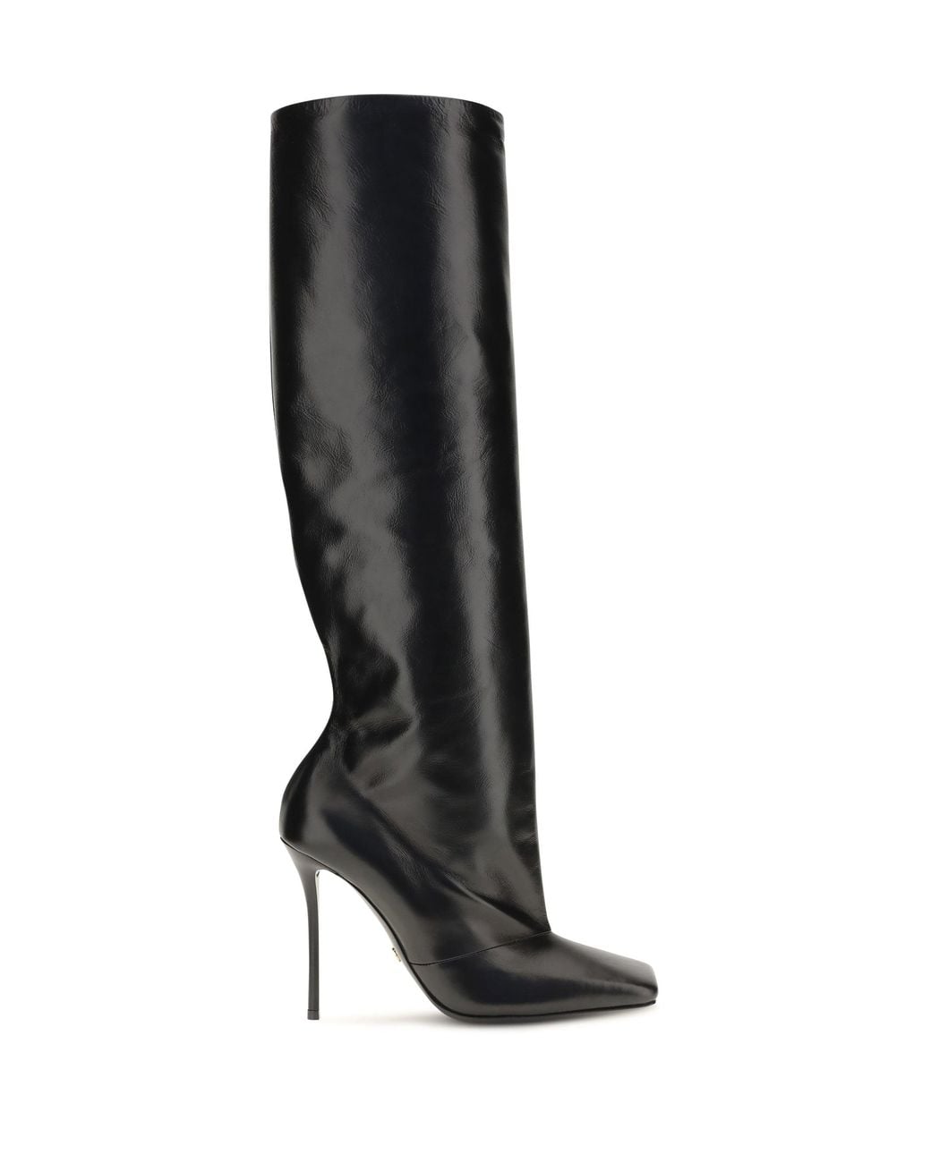 Dolce & Gabbana Black Dolce & Gabbana Calfskin Tall Boots