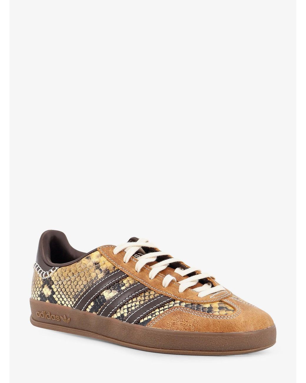 Adidas Brown Sneakers Gazelle Snake Leather