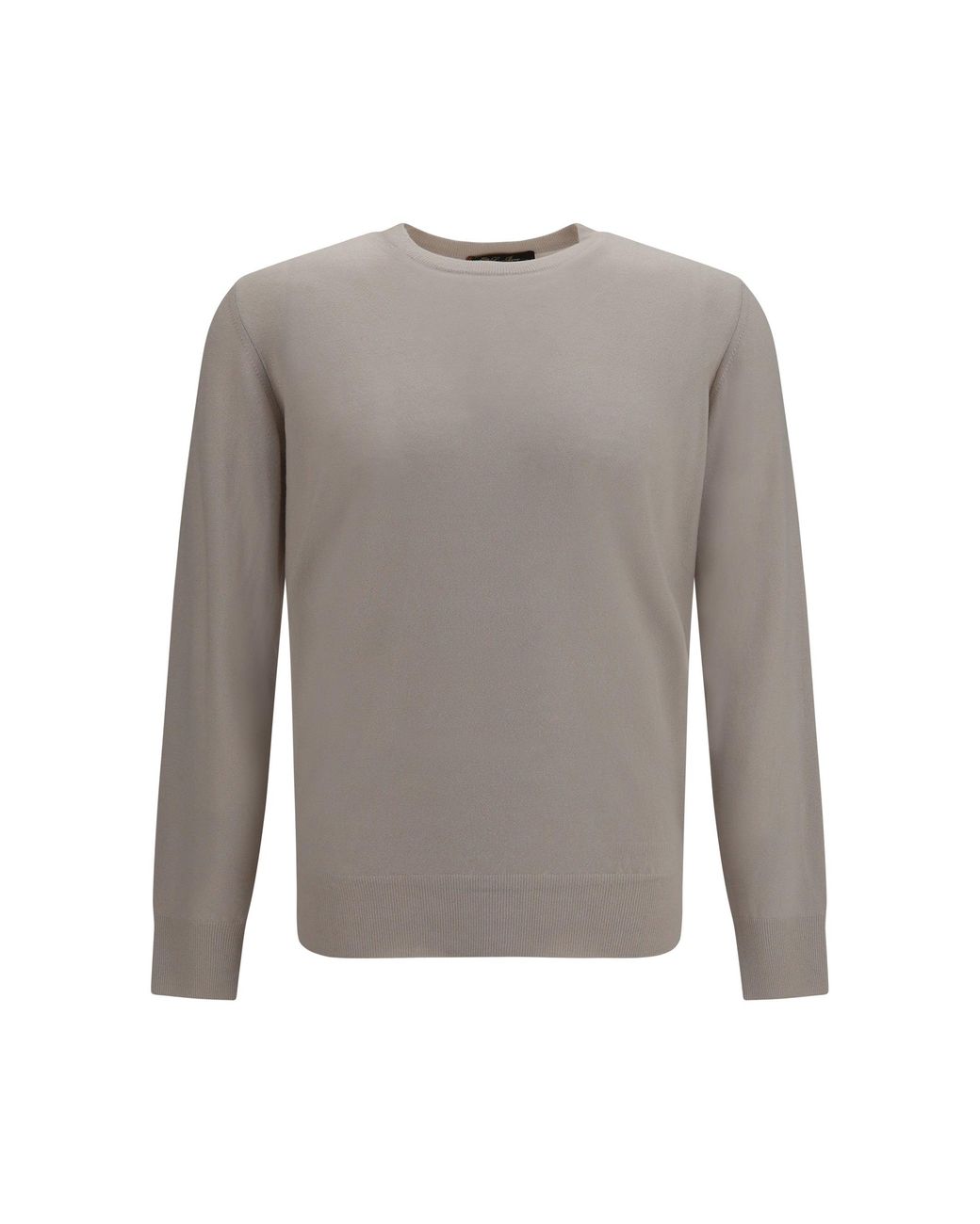 Loro Piana Gray Cashmere Sweater Ice for men