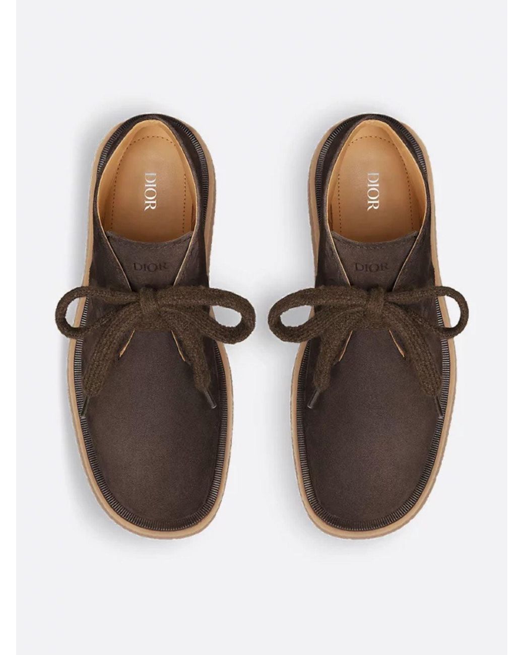 Dior Brown Scarpa Sahara Desert for men
