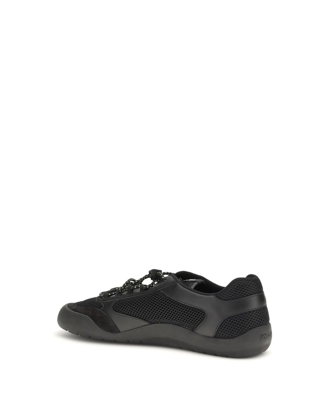 Prada Black Speedrock Sneakers for men
