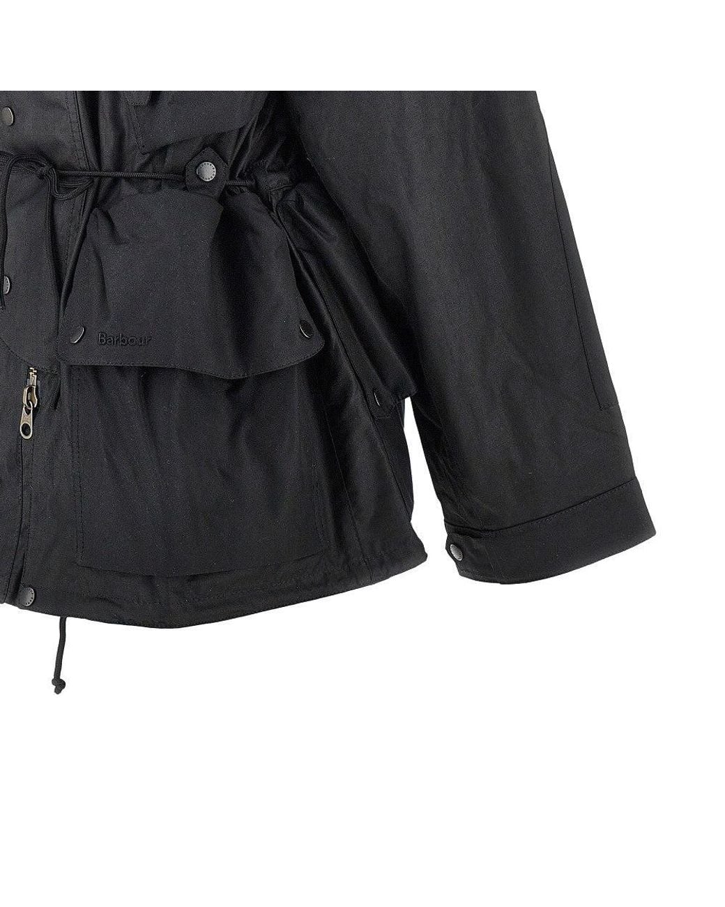 Barbour X Norbit Black Waxed Ripstop Jacket for men