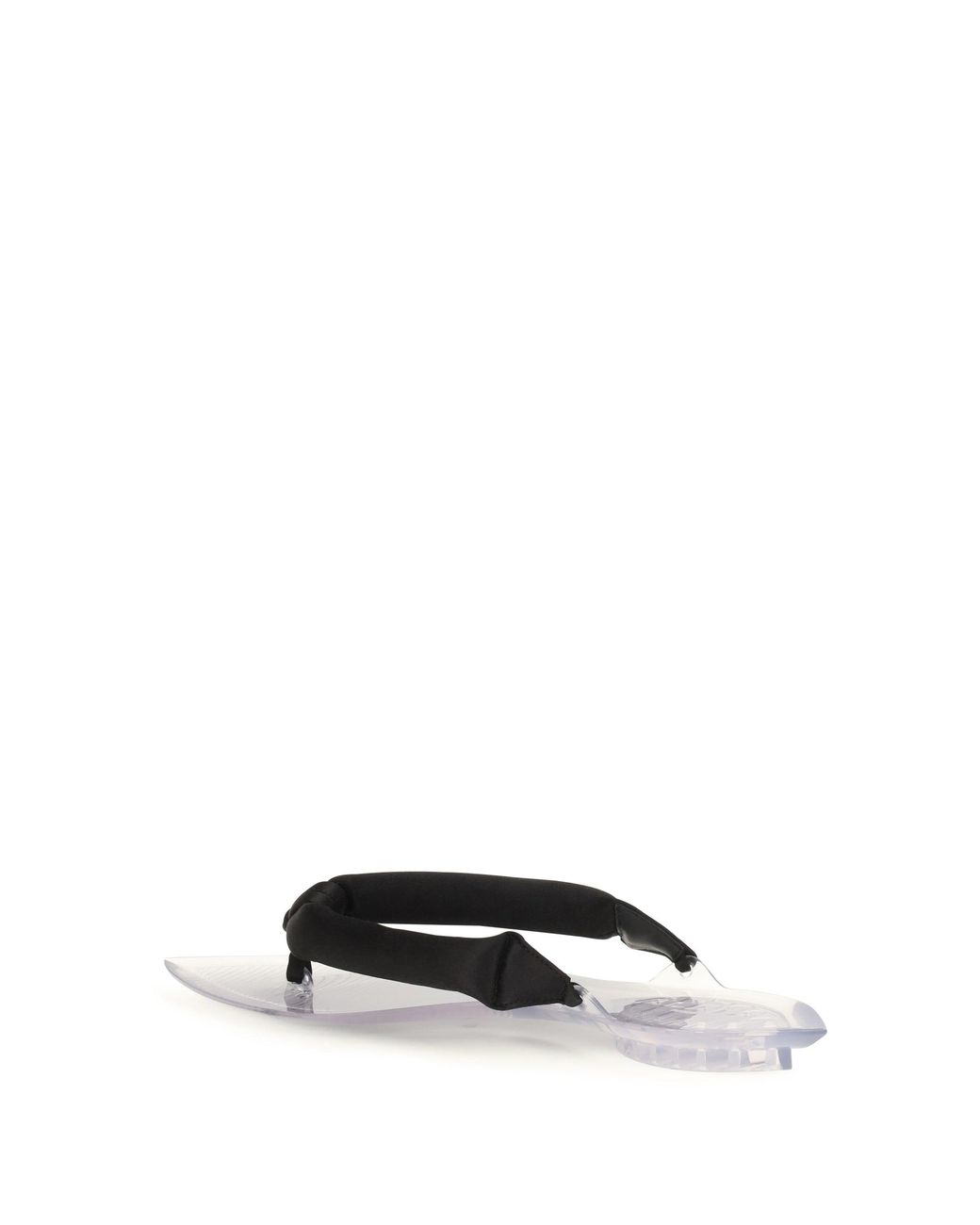 Alaïa White Flip-Flop Sandals Satin