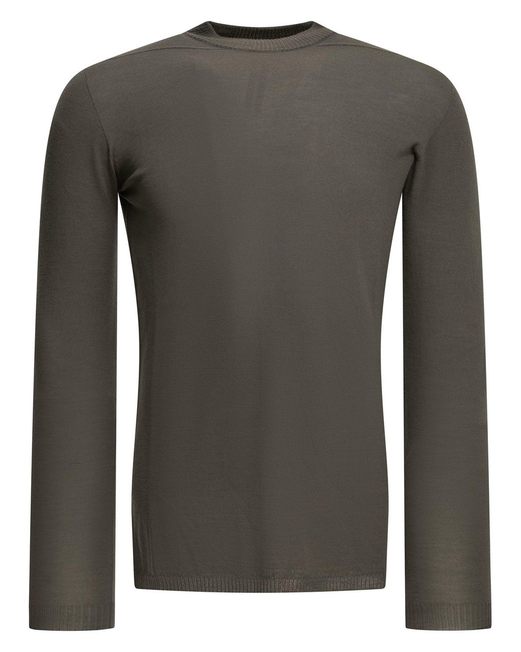 Rick Owens Gray "Level" Turtleneck Sweater for men
