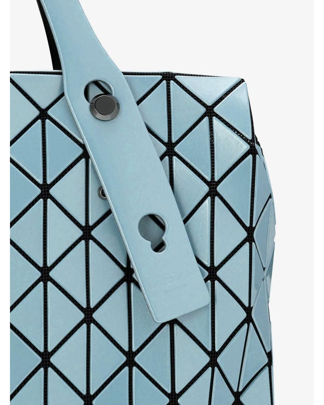 Issey Miyake Blue Row Metallic Shoulder Bag