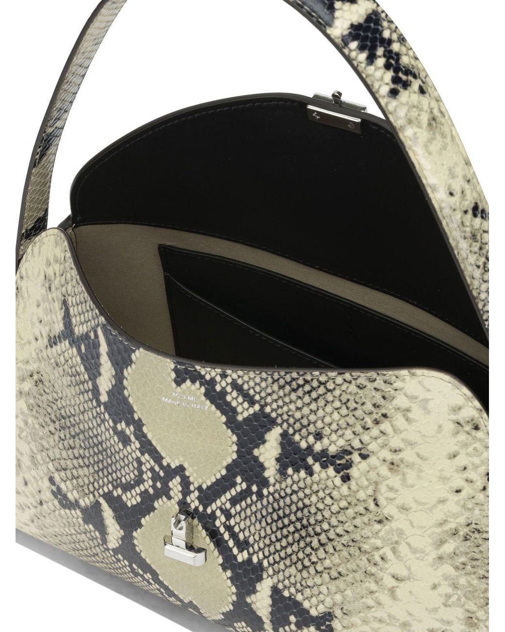 Totême Metallic "T-Lock" Medium Shoulder Bag