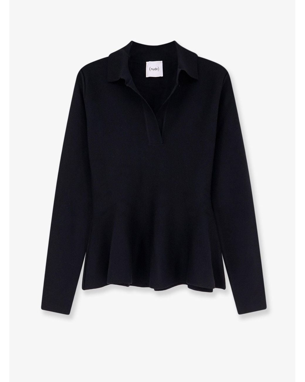 Nude Blue Wool-Blend Sweater