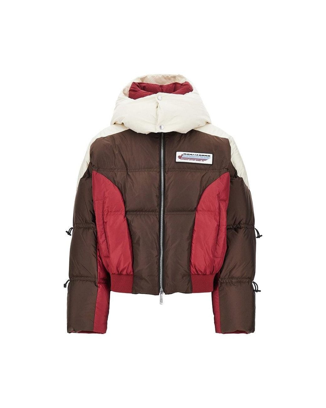 DSquared² Red 'Dominate Your Sport' Down Jacket for men