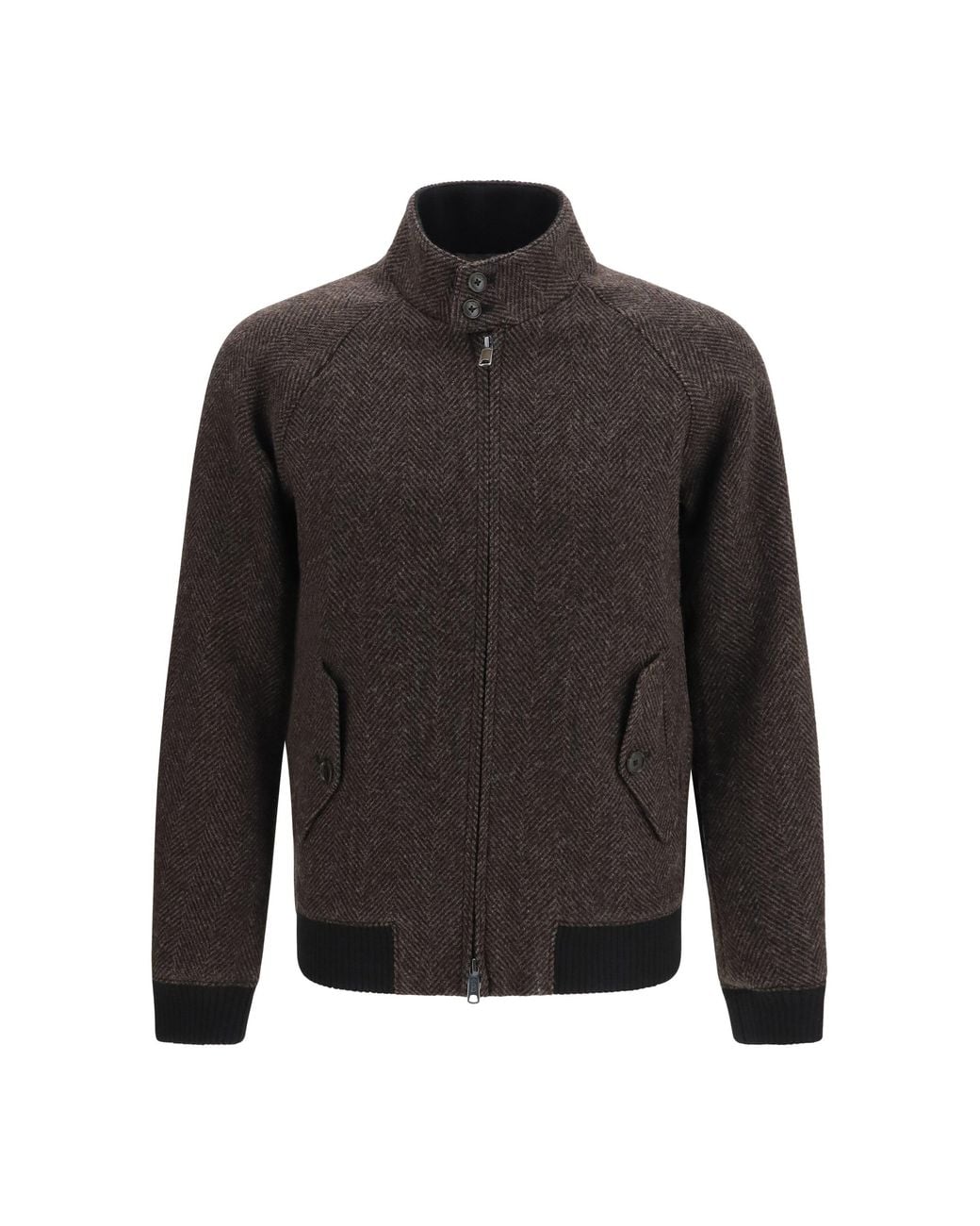 Baracuta Black Herringbone G9 Jacket for men