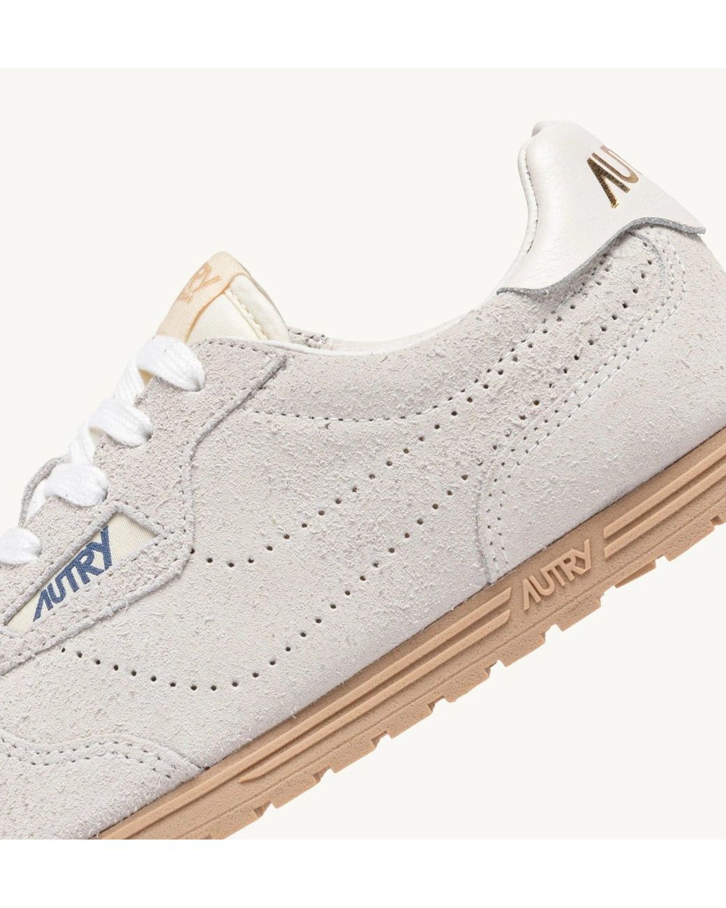 Autry White "Windspin" Sneakers