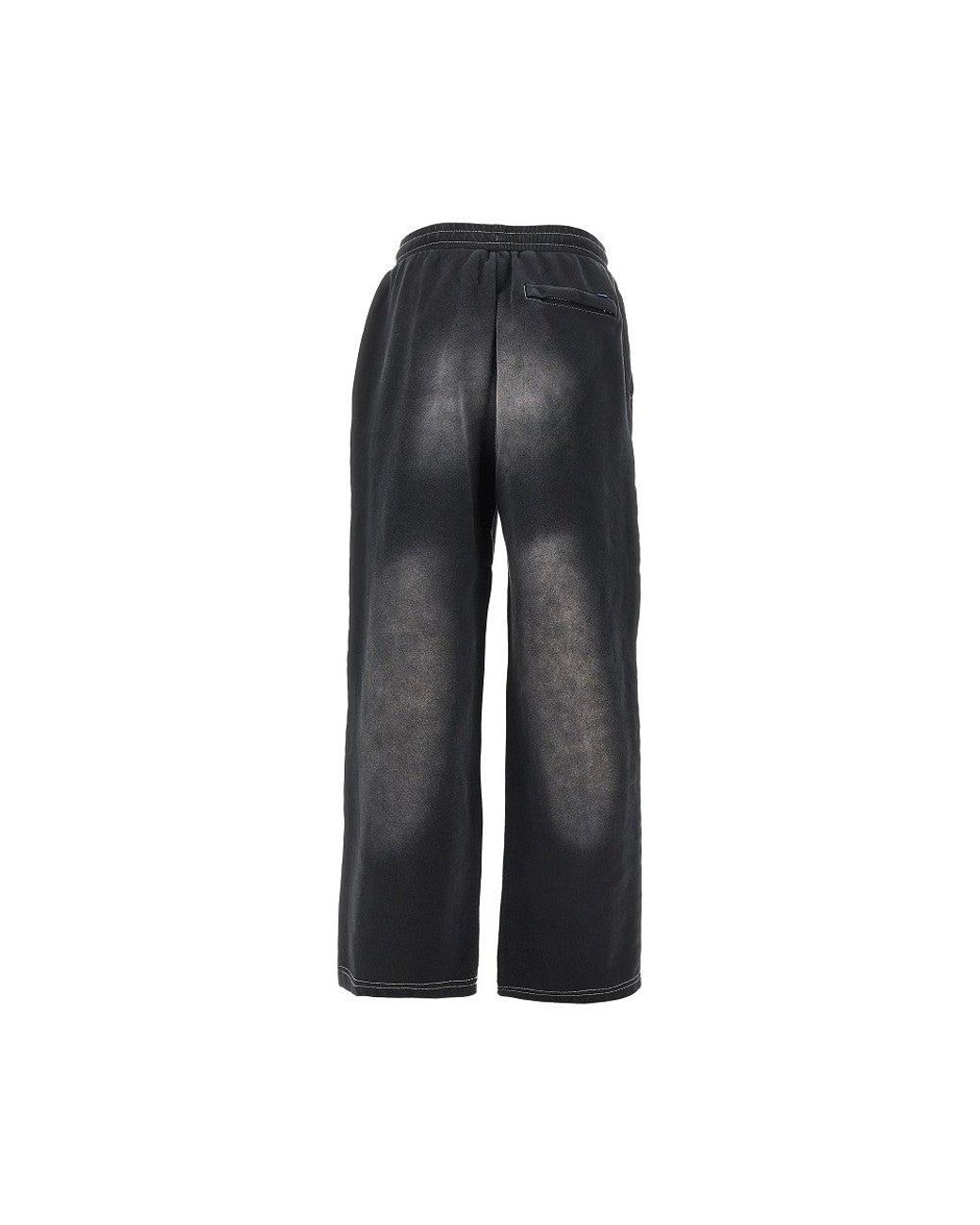AWAKE NY Black 'Collegiate' Sweatpants for men