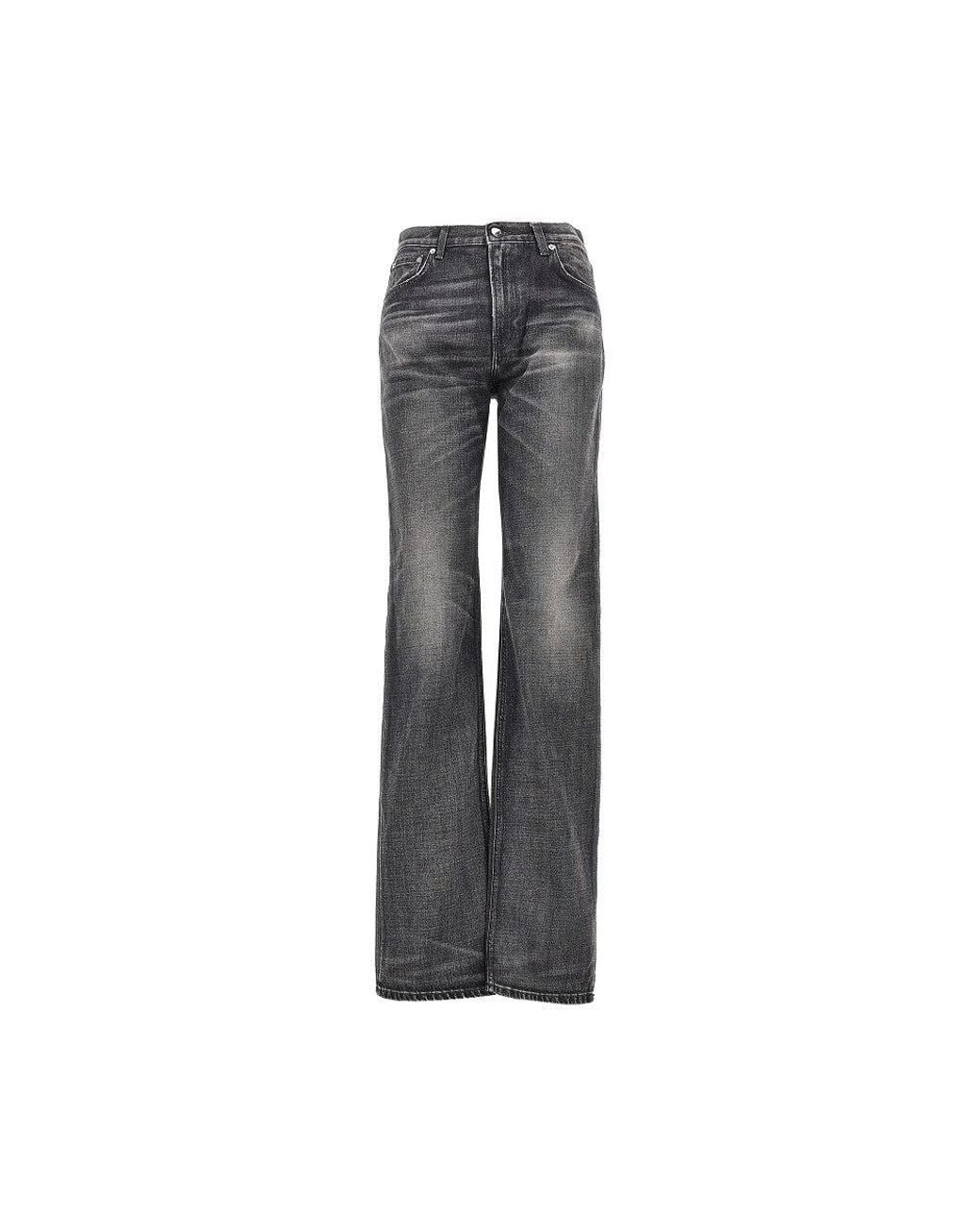 Haikure Gray 'Star' Straight-Leg Jeans