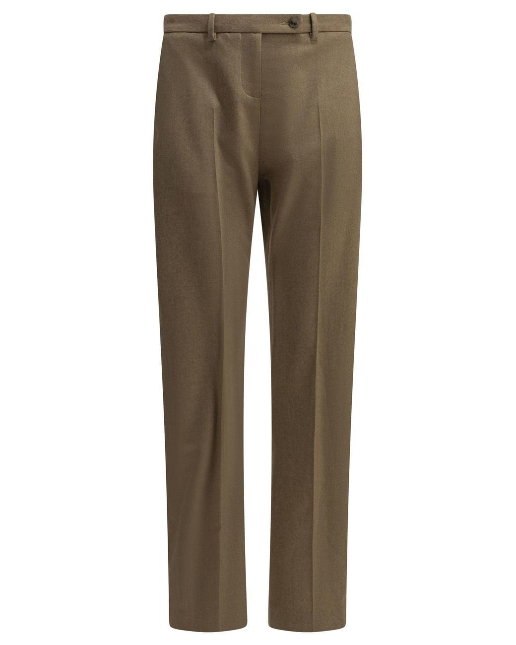 Khaite Natural "Hunter" Tailored Pants