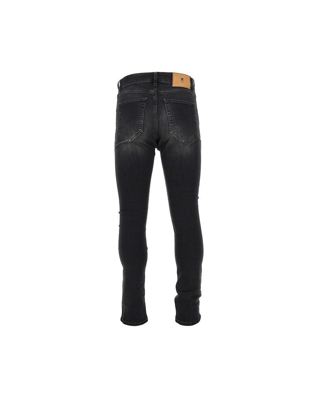 PT Torino Black 'Jazz Updated' Five-Pocket Jeans for men