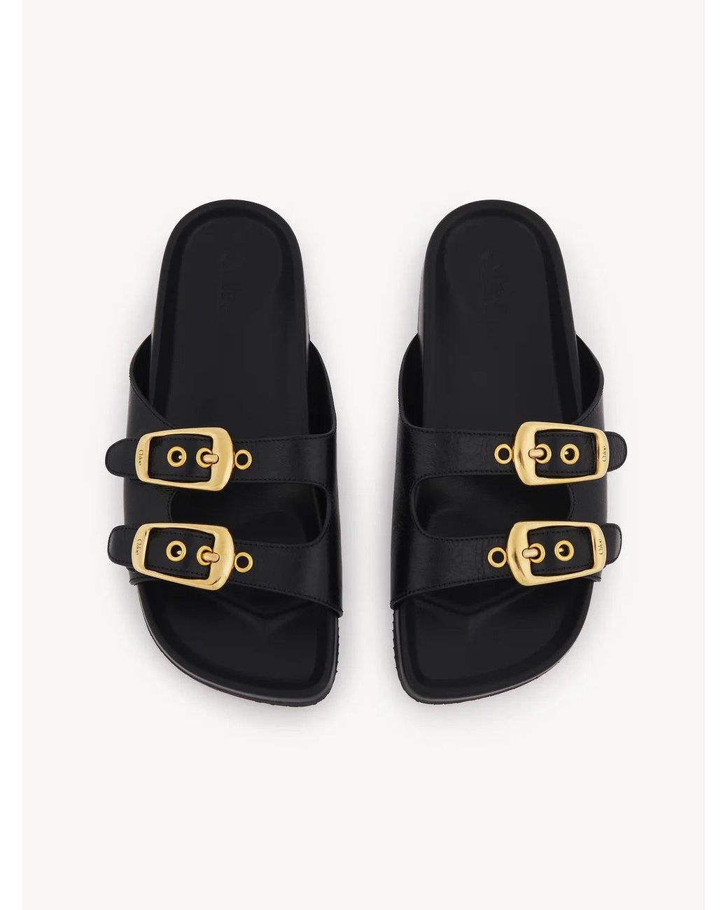 Chloé White "Polly" Slides