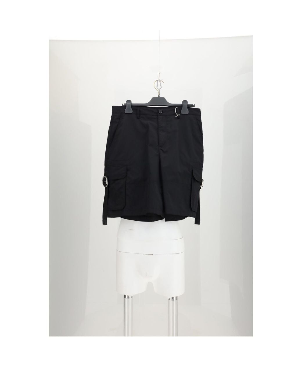 Dior White Nylon Bermuda Shorts for men