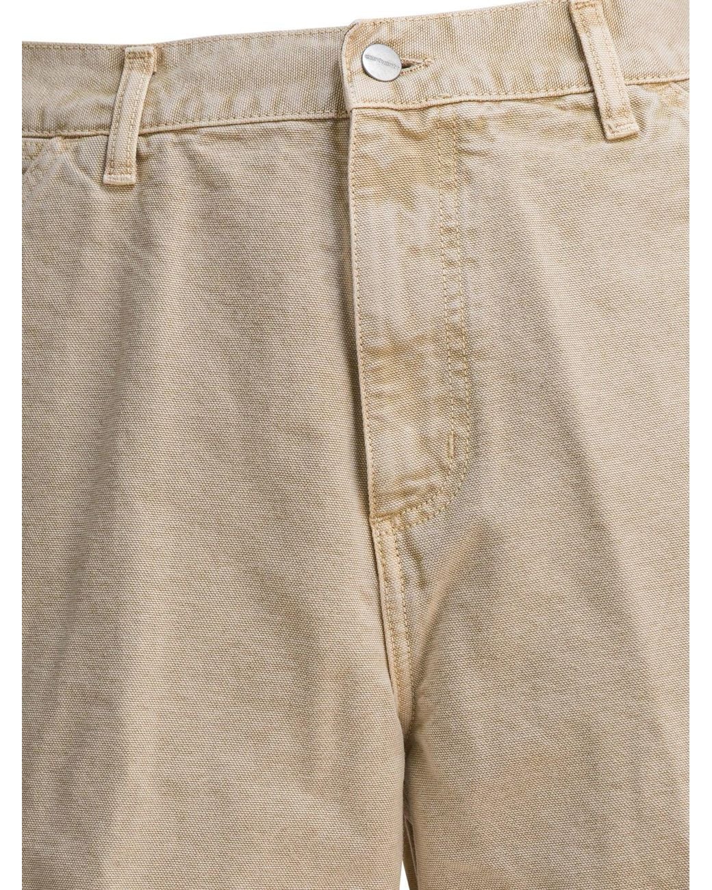 Carhartt Natural Short "Single Knee" for men