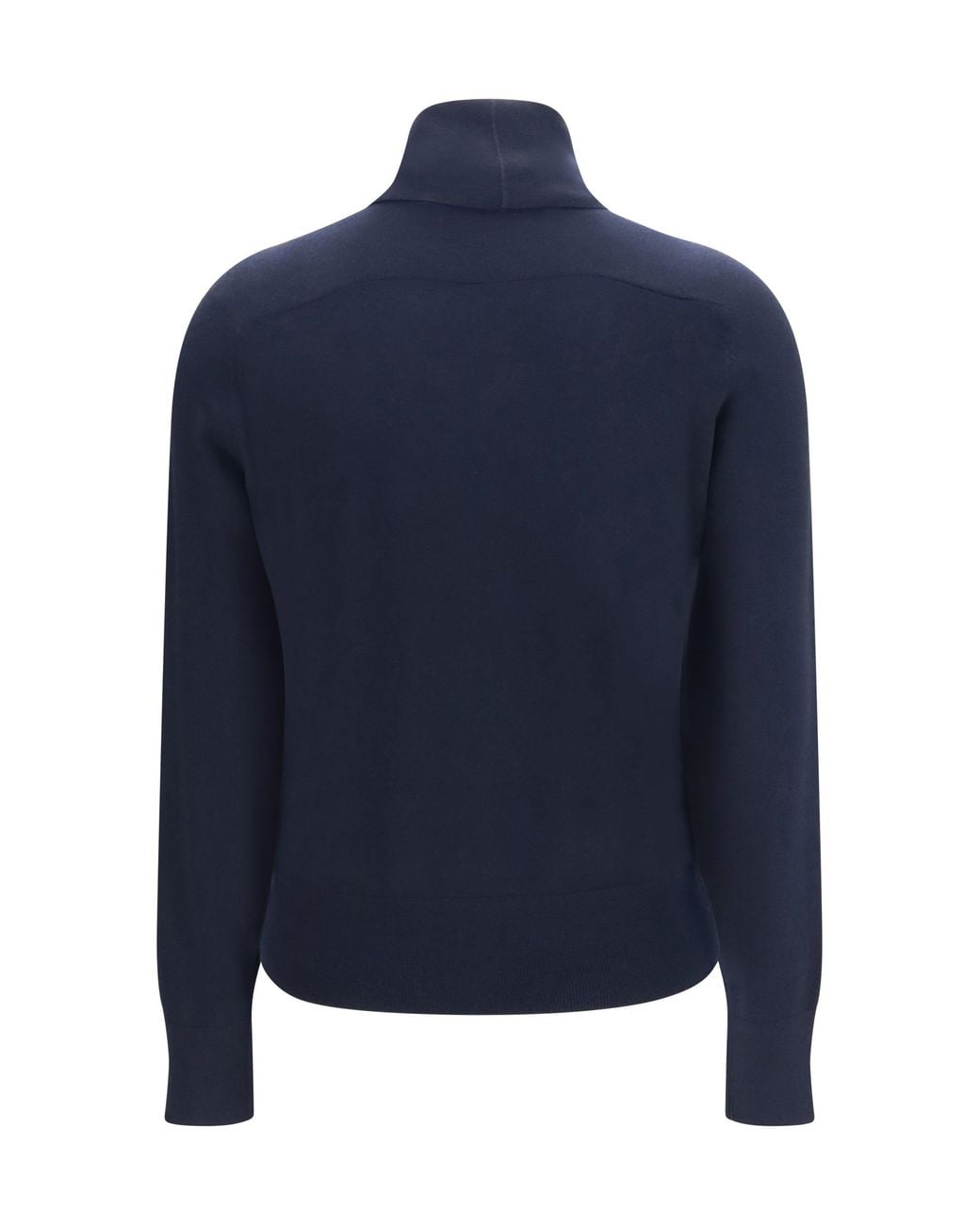 Loro Piana Blue Piuma Cashmere Turtleneck Sweater