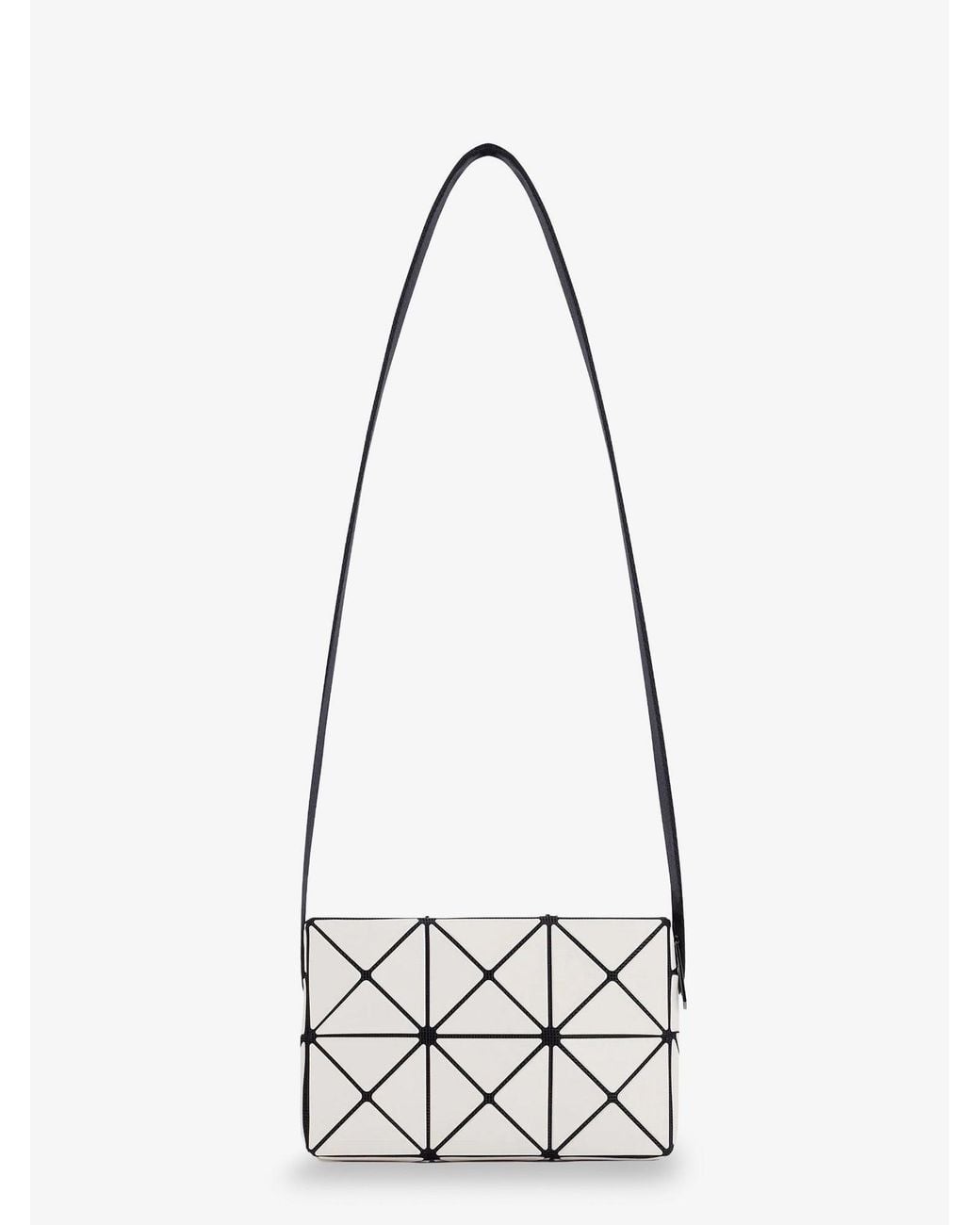 Issey Miyake White Cuboid Shoulder Bag