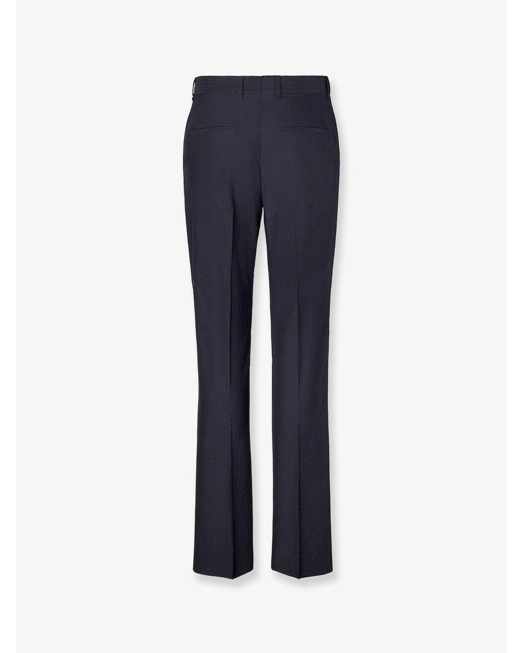 Fendi Blue Rtw Lana Cotone for men