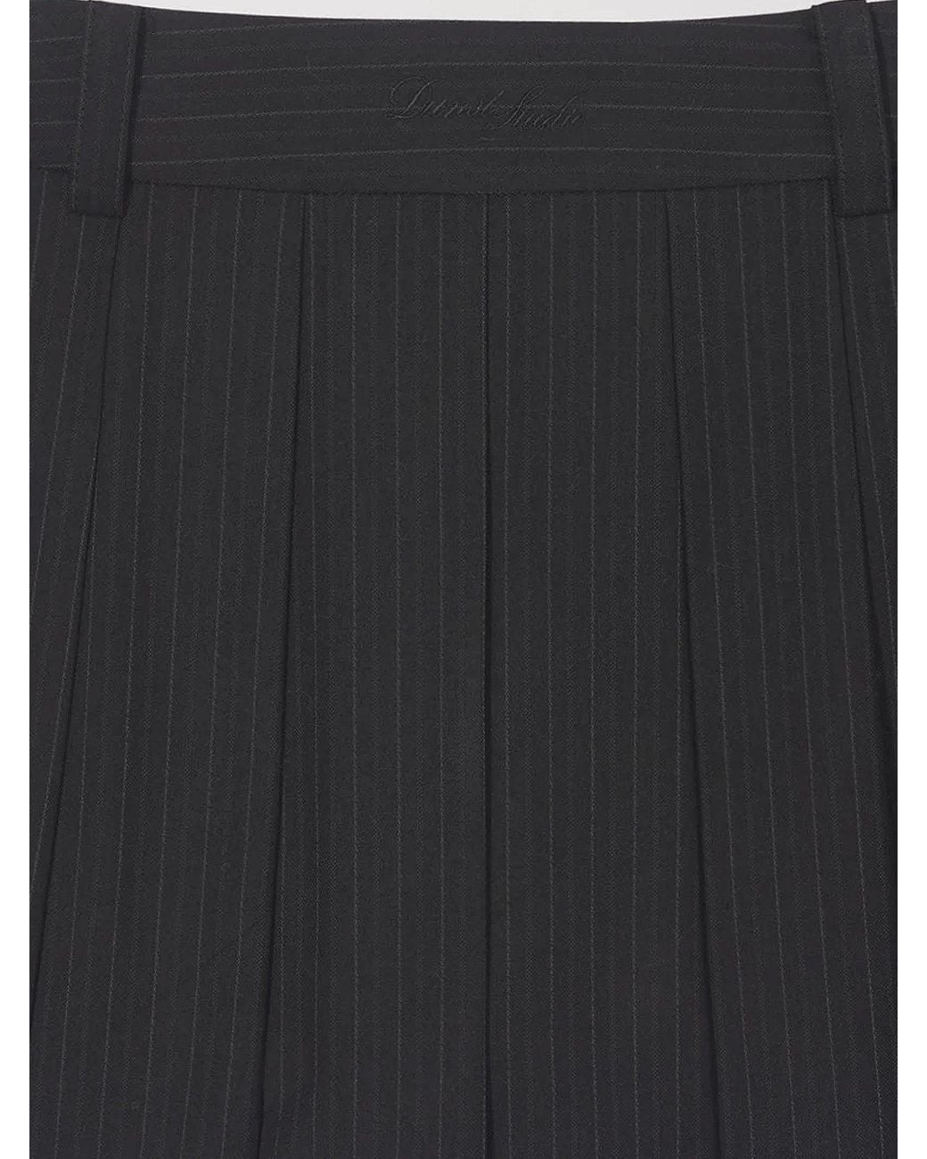 DUNST Black Mini Skirt With Shorts