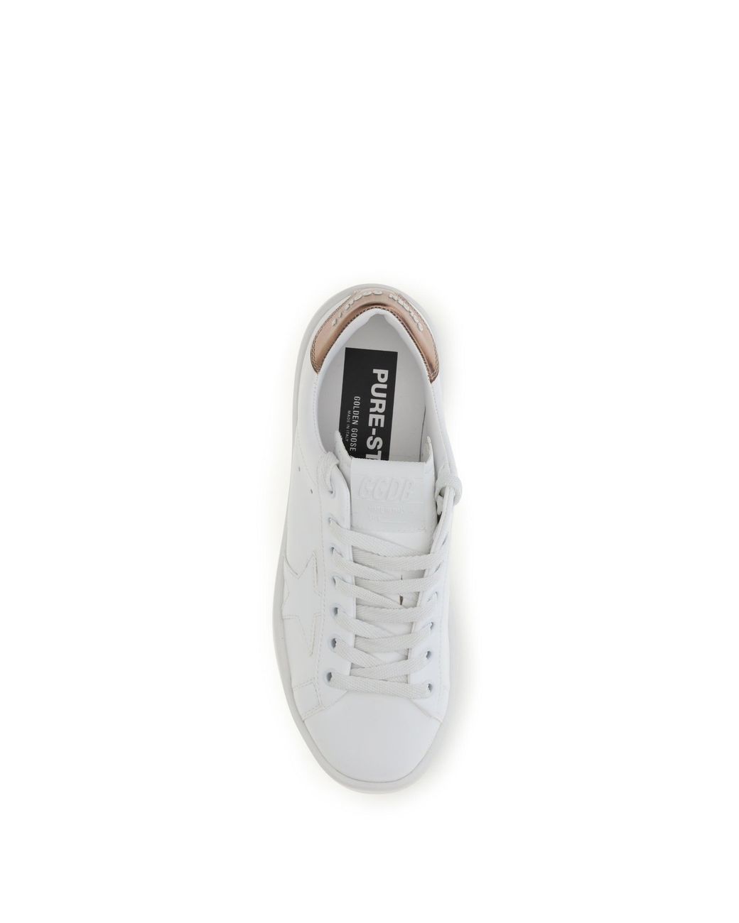Golden Goose Deluxe Brand White Pure Star Sneakers