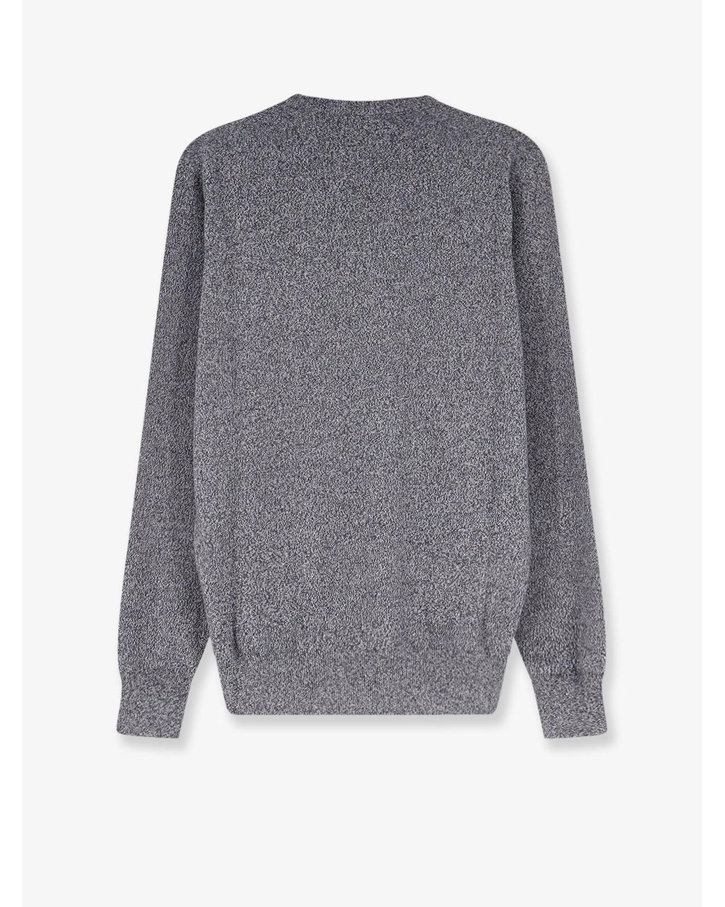 Brunello Cucinelli Gray Cashmere Sweater for men
