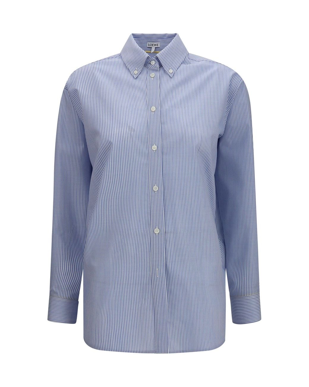 Loewe Blue Wool Shirt