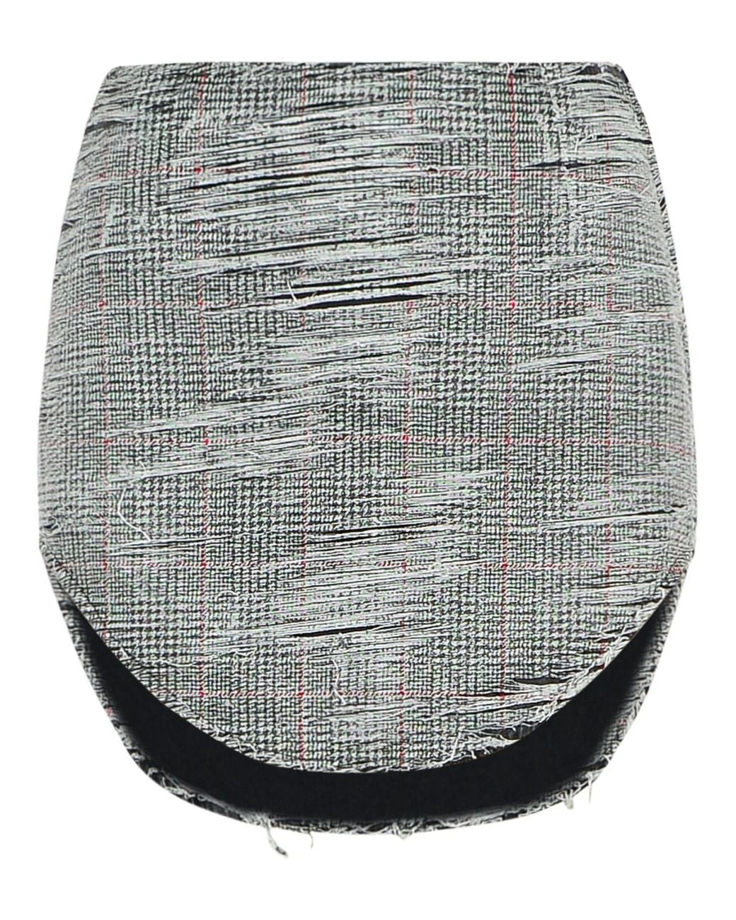 DIESEL Gray 'Ada' Cotton Miniskirt