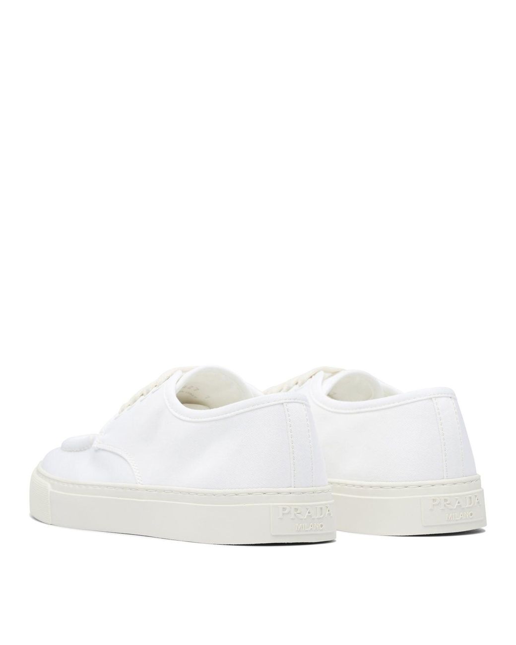 Prada White Leather Sneakers for men