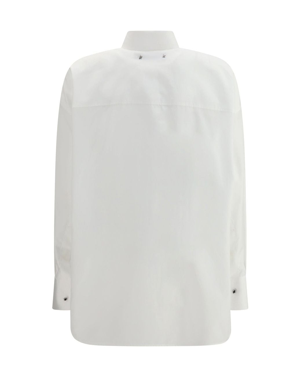 Golden Goose Deluxe Brand White Oversized Cotton Poplin Shirt