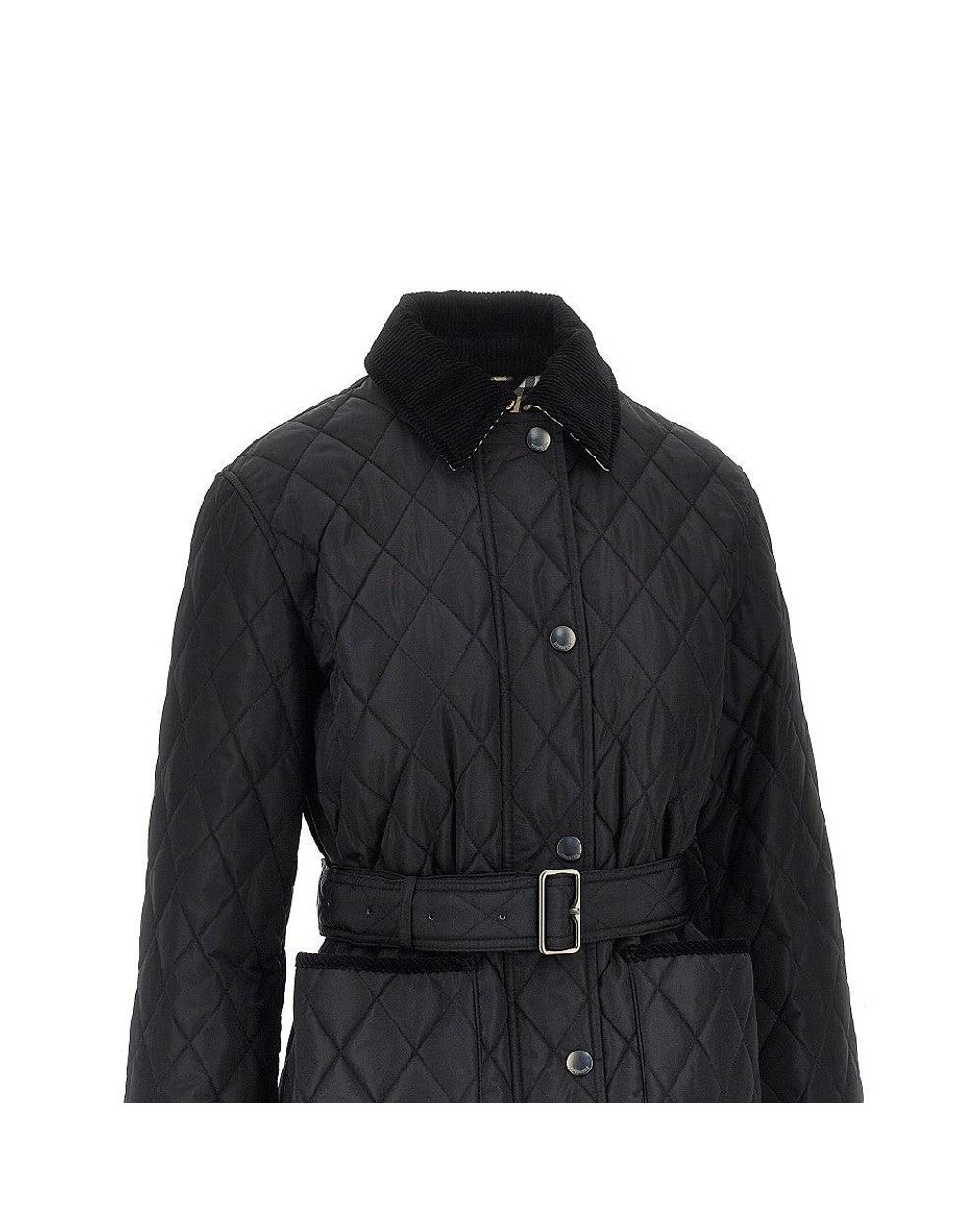 Burberry Black Quilted Nylon Jacket