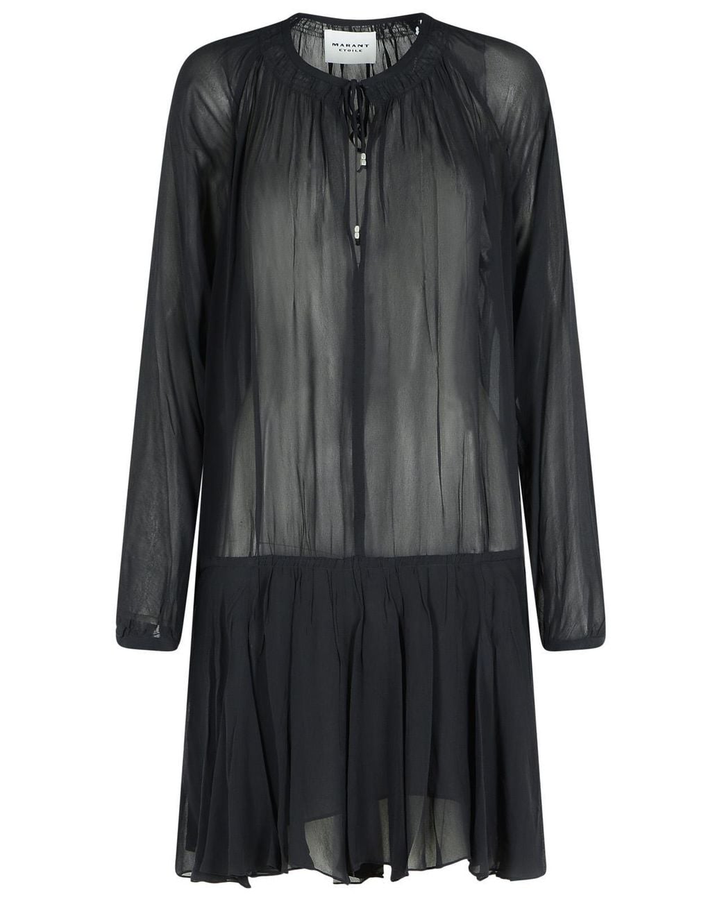 Isabel Marant Black 'Bess' Viscose Dress